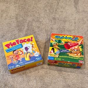 Pie Face and Whac-A-Mole Game Bundle